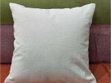 Blank Canvas Pillow Covers wholesale 12 Oz Natural Canvas Pillow Case 18×18 Plain Raw Cotton Embroidery