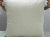 Blank Canvas Pillow Covers wholesale All Sizes Plain Natural Gray Linen Cotton Blended Pillow Cover