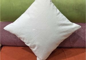 Blank Canvas Pillow Covers wholesale Blank 12oz Natural Cotton Canvas Pillow Case 18 18in Raw Cotton