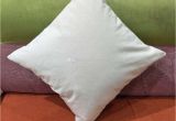 Blank Canvas Pillow Covers wholesale Canada Blank 12oz Natural Cotton Canvas Pillow Case 18 18in Raw Cotton