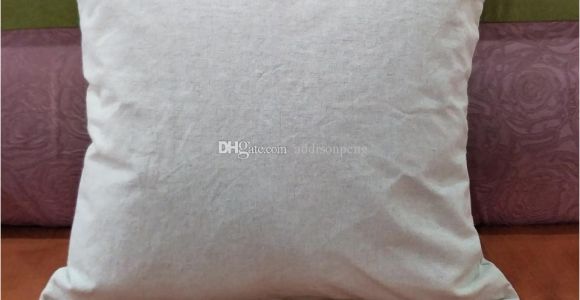 Blank Linen Pillow Covers wholesale Plain Natural Linen Pillow Case Blank Linen Pillow Cover with Hidden