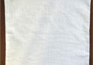 Blank Linen Pillow Covers wholesale Pure Ramie Plain Ivory Pillow Case with Hidden Zip for Diy Paint