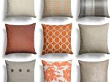 Blank Pillow Covers wholesale orange Terracotta Natural Cream Cushion Covers 18 X18 45cmx45cm
