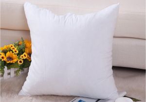 Blank Throw Pillow Covers wholesale 8oz Plain White Natural Color Pure Cotton Canvas Pillow Cover with
