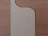 Blank Wooden Door Hangers 10 X Wooden Door Sign Hangers Unpainted Shapes Blank Craft