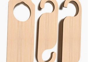 Blank Wooden Door Hangers 10x Wooden Door Hanger Sign Shape Plaque Plain Tags Blank