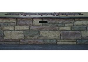 Bond Canyon Ridge Fire Pit Cover Bond Canyon Ridge 60 In W 70000 Btu Stone Look Composite