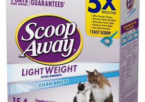 Breeze Cat Litter Box Reviews Scoop Away Lightweight Extra Strength Scented Cat Litter 15 4 Lbs