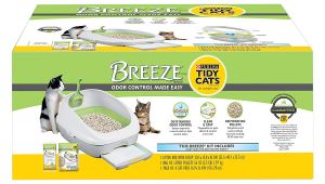 Breeze Litter Box System Reviews Amazon Com Purina Tidy Cats Breeze Cat Litter System Starter Kit