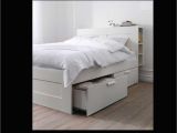 Brimnes Queen Bed Frame with Storage and Headboard Brimnes Bed Frame with Storage Headboard Adinaporter