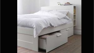 Brimnes Queen Bed Frame with Storage and Headboard Brimnes Bed Frame with Storage Headboard Adinaporter