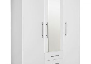 Brimnes Wardrobe with 3 Doors Black Buy normandy 3 Door 3 Drawer Large Mirrored Wardrobe White at