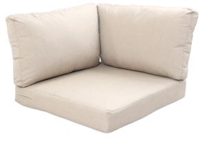 Brown Jordan Replacement Cushions Hampton Bay Beverly Beige Replacement 3 Piece Outdoor Corner Chair