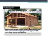 Building A Garage Cost Estimator How to Estimate Garage Building Costs