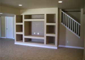 Built In Entertainment Center Plans Free Open Stairs with Support Beam Built In Entertainment Center Only