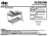 Bunk Bed assembly Instructions Pdf Dhp Twin Over Twin Metal Bunk Bed Multiple Colors