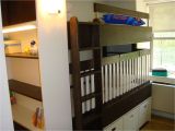 Bunk Bed with Crib Underneath Hand Crafted Bunkbed Crib by Endless Design Custommade Com