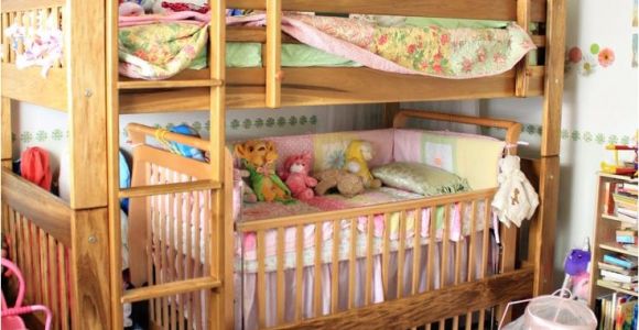 Bunk Bed with Crib Underneath toddler Bunk Bed with Crib Woodworking Projects Plans