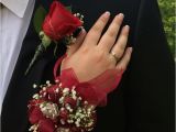 Burgundy Corsage and Boutonniere 38 Best Images About Homecoming Flowers On Pinterest