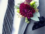 Burgundy Corsage and Boutonniere Burgundy Dahlia Boutonniere Boutonnieres Pinterest