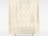 Burlap and Lace Shower Curtain Burlap and Lace Damask Shower Curtain by Antique Images