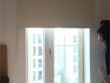 Burlap French Door Curtains Blackout Roller Blind Fitted to French Door to Apartment In Elephant