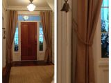 Burlap French Door Curtains Burlap Curtains Burlap Curtains In the Foyer Tudorks On Burlap