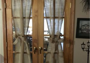 Burlap French Door Curtains Burlap French Doors Diy New Beginnings Pinterest