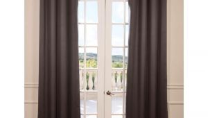 Burlap French Door Curtains Linen Curtains Elle Decor Gray Burlap Curtains Farmhouse Curtains