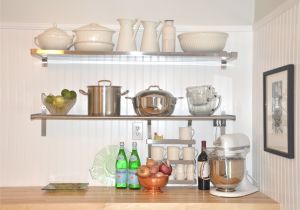 Butcher Block Floating Shelves Wall Decoration Stainless Steel Floating Shelves Throughout