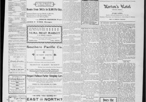 Butcher Shop In Mesa Az the Arizona Sentinel 1901 09 11 the Arizona Sentinel Arizona