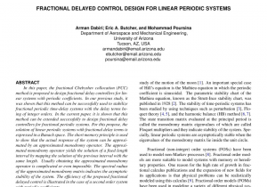Butcher Shop Mesa Az Pdf Fractional Delayed Control Design for Linear Periodic Systems