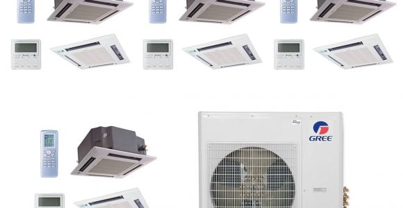 C C Heating and Air Shop Gree Multi36ccas406 36 000 Btu Multi21 Quad Zone Ceiling