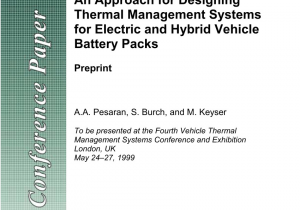C S Heating and Cooling Pdf Cooling and Preheating Of Batteries In Hybrid Electric Vehicles