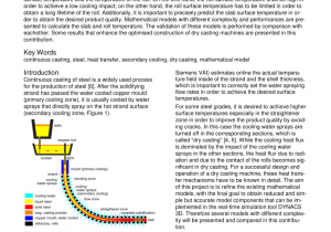 C S Heating and Cooling Pdf Secondary Cooling Roll Heat Transfer During Dry Casting