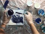 Can You Make Your Own Pouring Medium How to Get Lacing Annemarie Ridderhof Acrylic Pour Pinterest