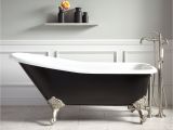 Can You Put A Clawfoot Tub In A Small Bathroom 66 Goodwin Cast Iron Clawfoot Tub Imperial Feet Black In 2019