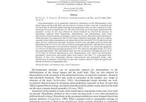 Canine tooth Extraction aftercare Pdf Extraction Of Unerupted Maxillary Canine Teeth In A Maned Wolf