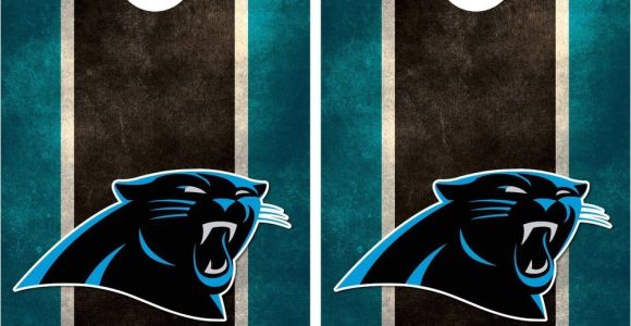 Carolina Panthers Cornhole Boards Carolina Panthers Cornhole Board Decal Wrap Wraps Ebay