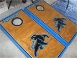 Carolina Panthers Cornhole Boards Virginia Tech Hokies Carolina Panthers Boards