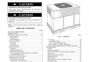 Carrier Infinity thermostat Operating Manual Carrier Infinity 50xt A Instruction Manual