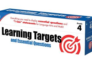 Carson S Gift Card Balance Learning Targets and Essential Questions Grade 4 Carson Dellosa