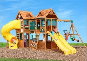 Cedar Summit Kingsbridge Playset Cedar Summit Kingsbridge Playcentre 3 10 Years Costco Uk