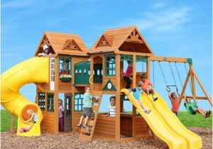 Cedar Summit Kingsbridge Playset Cedar Summit Kingsbridge Playset Do It Yourself