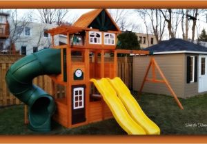 Cedar Summit Spring Valley Deluxe Playset Blog Sam the Handyman Montreal