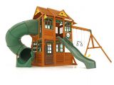 Cedar Summit Spring Valley Deluxe Playset Playsets Spring Valley Deluxe Outdoor Products asmarwood