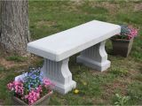 Cement Benches for Graveside Concrete Coliseum Bench W Straight Seat Site Furnishings