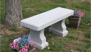 Cement Benches for Graveside Concrete Coliseum Bench W Straight Seat Site Furnishings