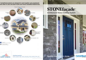 Certainteed Landmark Colonial Slate Color Stonefacade Brochure