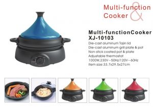 Certified Lead Free Slow Cooker Tajin Lid Multifunctional Cooker Kitchen Appliances Xj